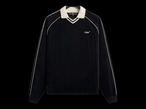 Kith Velvet Corduroy Long Sleeve Trevor Polo Ink