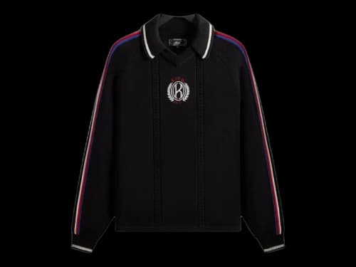 Kith Wagner Long Sleeve Soccer Sweater Black