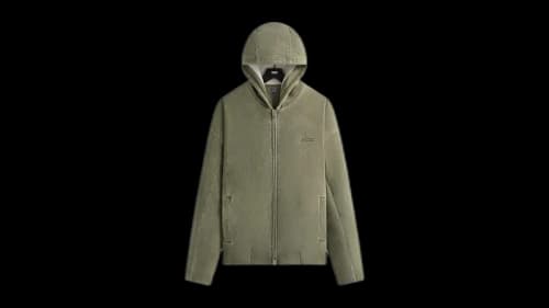 Kith Washed Microsuede Puffed Jaysen Hoodie Cavan