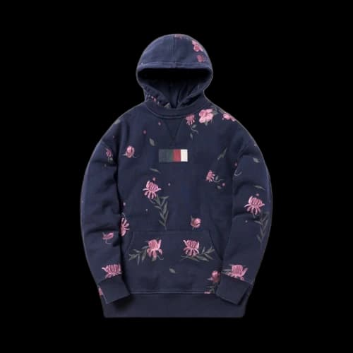 Kith Williams 2 Floral Hoodie Navy