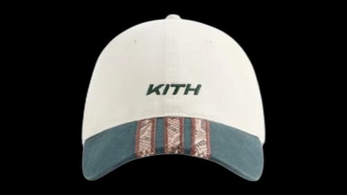 Kith x adidas Football 3S Cap Sandrift