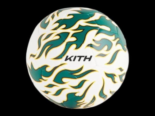 Kith x adidas Football Flame Soccer Ball White