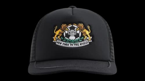 Kith x adidas Football Trucker Hat Black