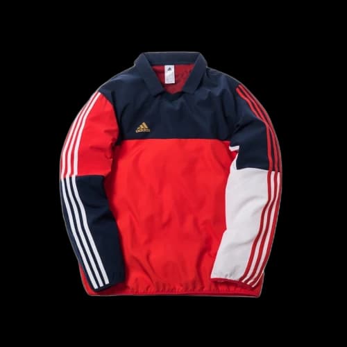 Kith x adidas Soccer Sideline Polo Navy/Red