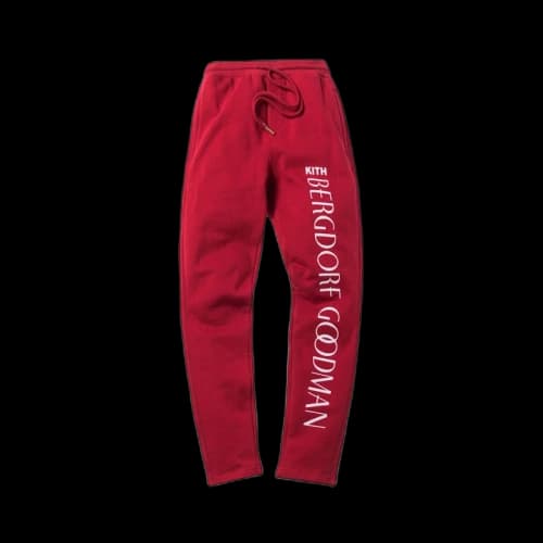 Kith x Bergdorf Goodman Williams 2 Sweatpants Red