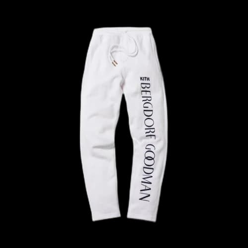 Kith x Bergdorf Goodman Williams 2 Sweatpants White