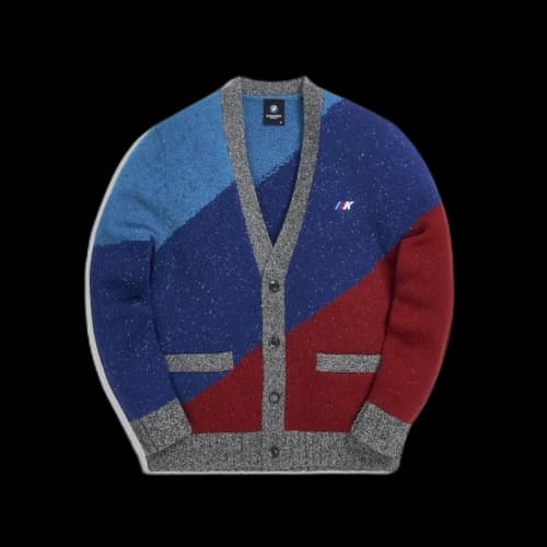 Kith x BMW Colorblock Cardigan Blue/Multi