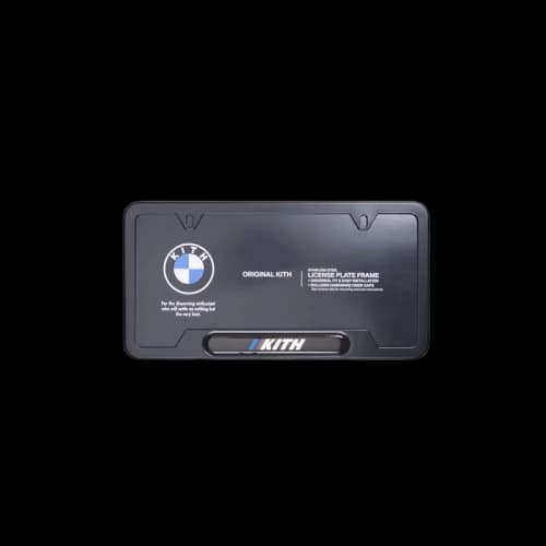 Kith x BMW License Plate Frame Black