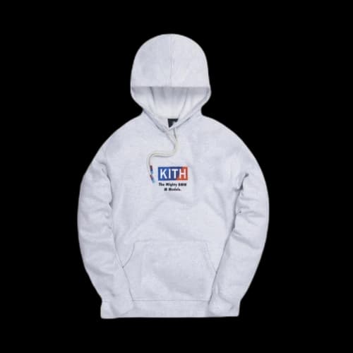Kith x BMW M Sport Logo Hoodie Heather Grey