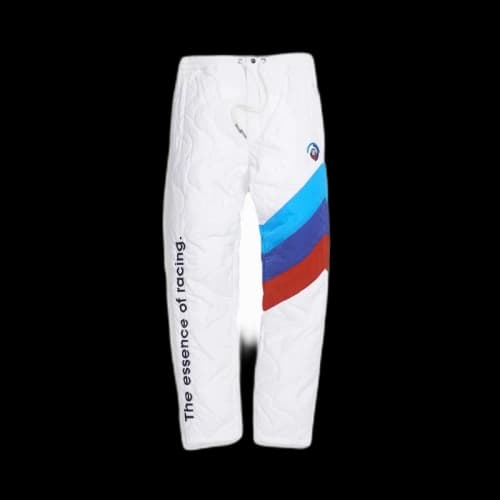 Kith x BMW Quilted Racing Pants Off White