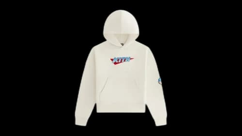 Kith x Capcom Kids Mega Man Nelson Hoodie Sandrift