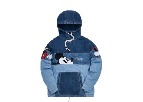 Kith x Disney Double Pocket Hoodie Indigo