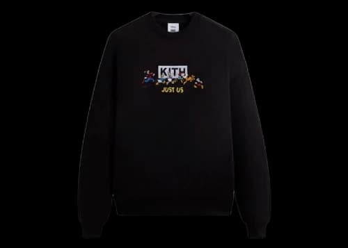 Kith x Disney Mickey & Friends Family Crewneck Black