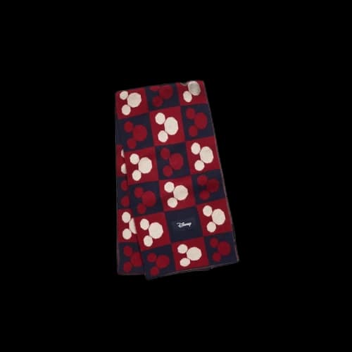 Kith x Disney Monogram Scarf Red