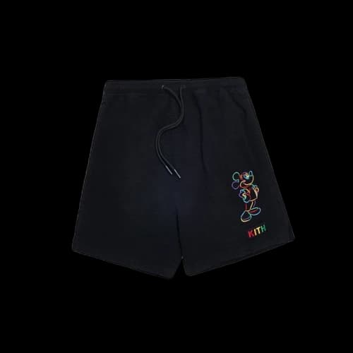 Kith x Disney Seersucker Active Short Black