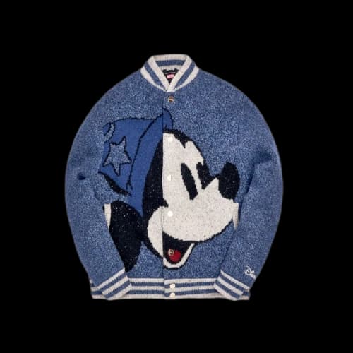 Kith x Disney Varsity Jacket Navy