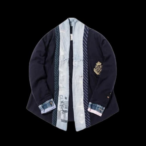 Kith x Greg Lauren Prep School Blazer Kimono Navy
