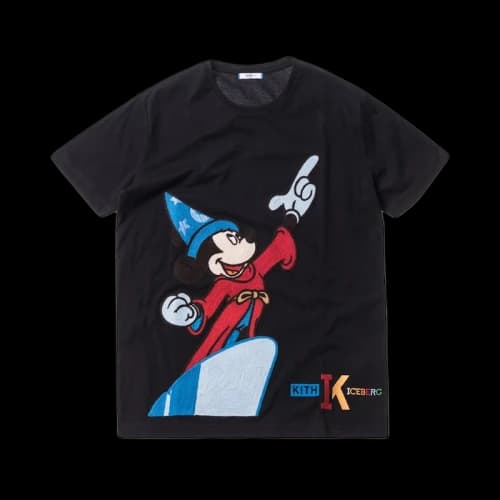 Kith x Iceberg Mickey Fantasia Tee Black