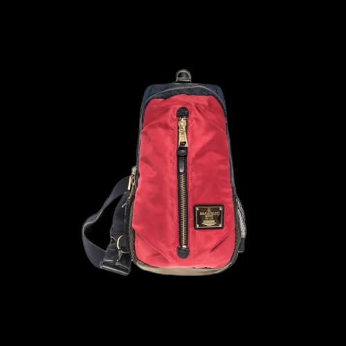 Kith x Makavelic Shoulder Bag Red/Blue/Olive