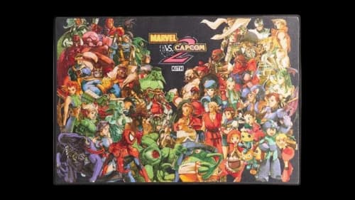 Kith x Marvel vs. Capcom Printed Area Rug Black