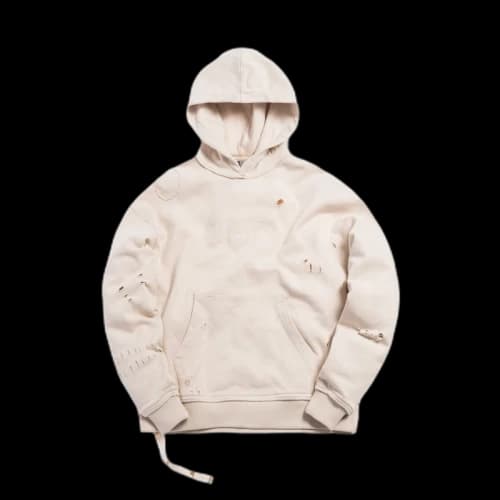Kith x mastermind WORLD Knit Hoodie Turtle Dove