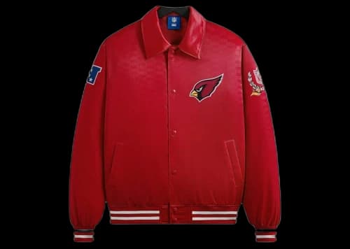 Kith x NFL Cardinals Satin Bomber Jacket Modified