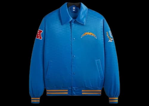 Kith x NFL Chargers Satin Bomber Jacket Lhasa