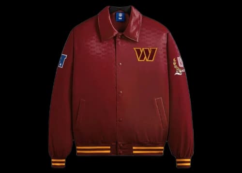 Kith x NFL Commanders Satin Bomber Jacket Prompt