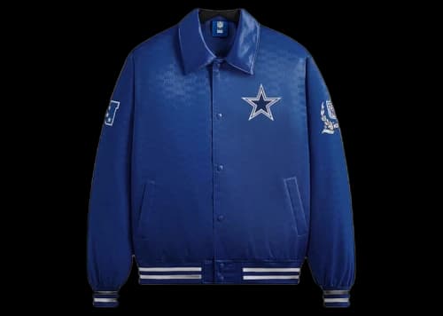 Kith x NFL Cowboys Satin Bomber Jacket Action