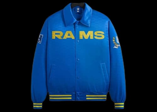 Kith x NFL Rams Satin Bomber Jacket Greek