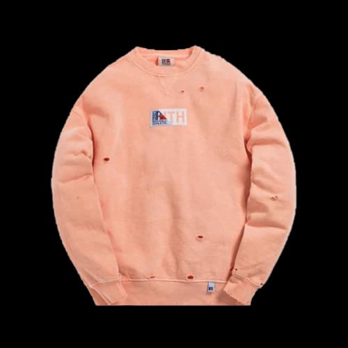 Kith x Russell Athletic Vintage Crewneck Peach