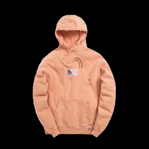 Kith x Russell Athletic Vintage Hoodie Peach