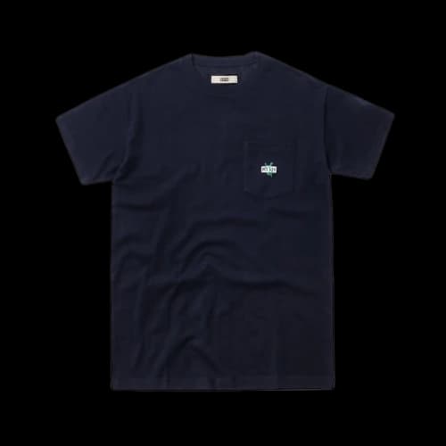Kith x Sadelles Pocket Tee Navy