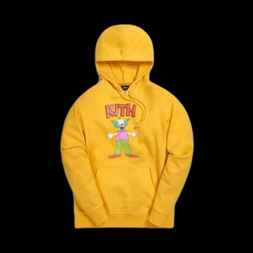 Kith x The Simpsons Krusty Hoodie Yellow
