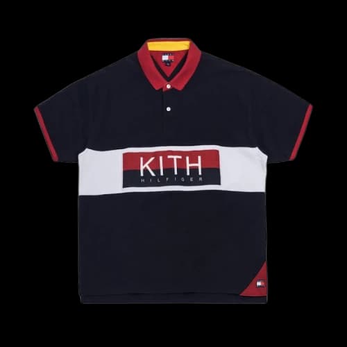 Kith x Tommy Hilfiger Chest Stripe Polo Navy