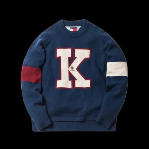 Kith x Tommy Hilfiger Varsity K Sweater Navy