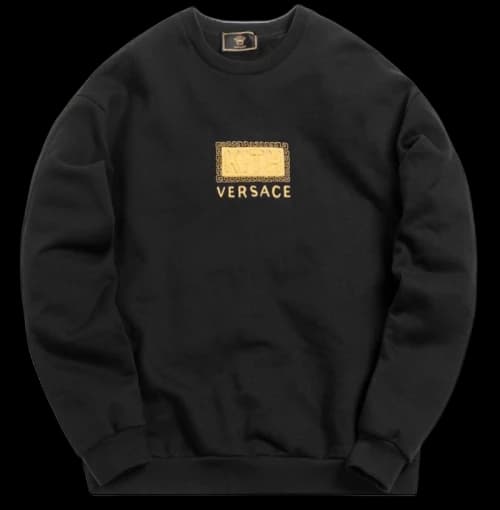 Kith x Versace Greek Key Crewneck Black
