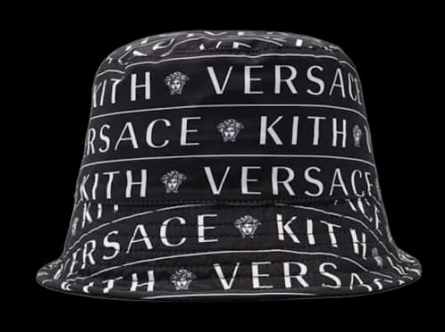 Kith x Versace Reversible Bucket Hat Black
