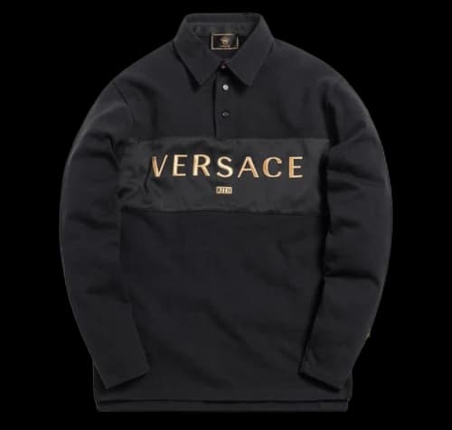 Kith x Versace Rugby Shirt Black