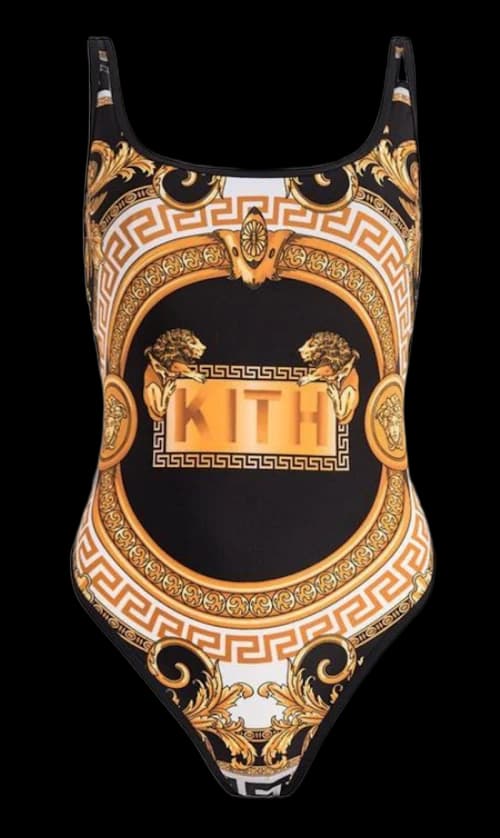 Kith x Versace Women's One Piece Swimsuit Gold