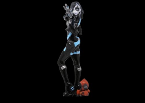 Kotobukiya Marvel Domino Bishoujo Figure Black