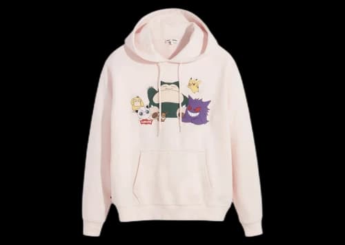 Levis x Pokémon Unisex Hoodie Pink