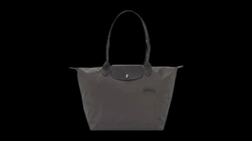 Longchamp Le Pliage Green L Shoulder Bag Charcoal