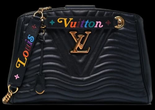 Louis Vuitton New Wave Chain Tote Bag Black