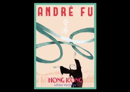 Louis Vuitton Poster Of Andre Fu R98008 Multi