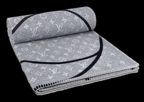 Louis Vuitton x NBA Basket Court Blanket MP2885 Gray