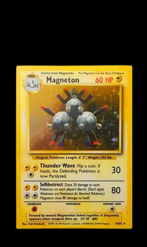 Magneton-Holo 1999 Pokemon TCG Fossil #11/62