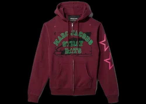 Marc Jacobs x Stray Rats The Hoodie Burgundy