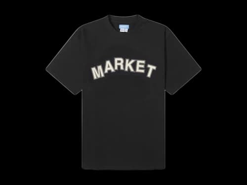 Market Community Garden T-Shirt Washed Black