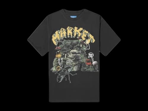Market Grotto T-Shirt Washed Black